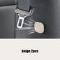 Suede Magnetic Suction Car Seat Belt Fixing Clips Auto Belt Holder Stabilizer Fastener Adjustable Clip Seatbelt Stopper