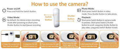 Sports cameras 1080 FHD In Helmet Motorcycle Bike Mini Camera Filming Bicycle Action Body Cam And Video Recording