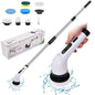 Cordless Spin Scrubber Electric Multipurpose Cleaning Brush for Kitchen Bathroom Toilet - Household Hair Brushes And Mops