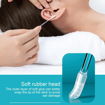 Reusable Earwax Removal Swabs Sticky Ear Cleaning Stick Adhesive Ear PickSoft Ear Cleaning Tools for Gentle Care for All Ages