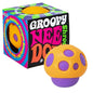 Needoh Groovy Shroom Squishy Fidget Toy Rose Mushroom Form BPA Free Safe Ease Nervous Calm Irritation Desktop Daily Ornament