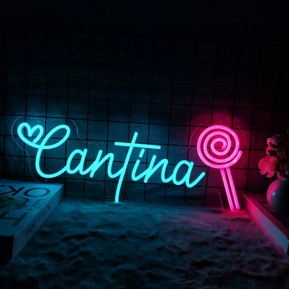Custom Name Neon Sign Personal LED Neon Lighting Custom Led Light Name Decor Wedding Sign Bedroom Home Bar Wall Neon Decorations