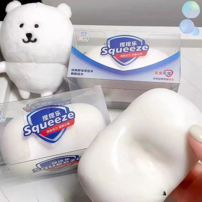 HOT#ASMR  Soap Ball Squishy Stress Ball Filled Soft Squeeze Fidget Toy Anti-Stress Anxiety Relief Hand Decompression Toy