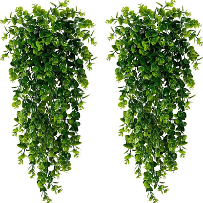 5 Head Artificial Plastic Plants fern Vine for Christmas Wreath Wedding arch Decor Home garden Wall Hanging Hot sales Diy Gift