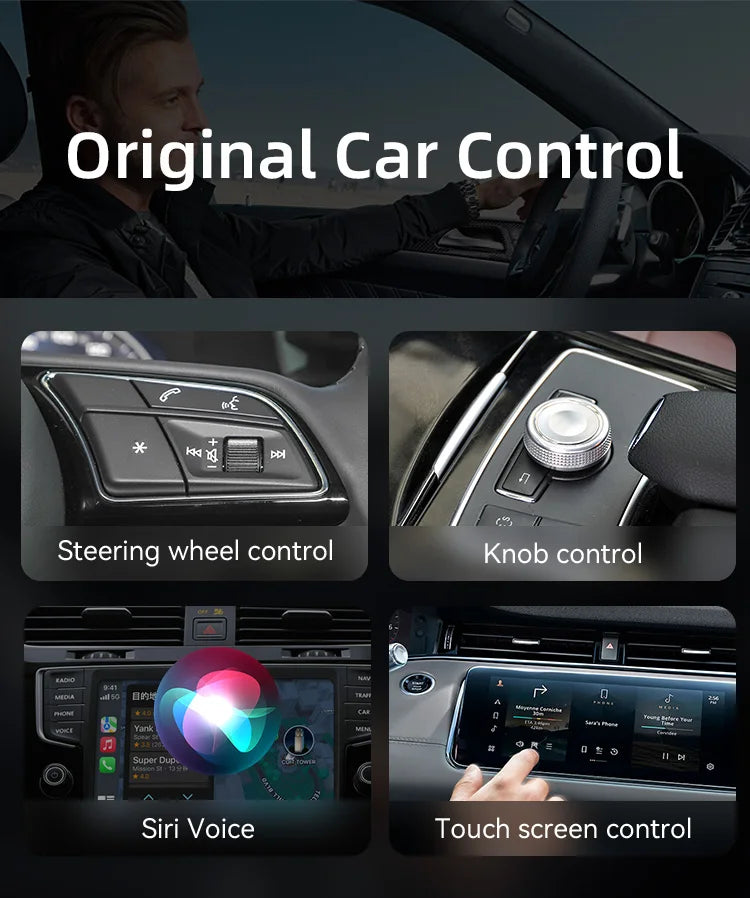 TIMEKNOW Wireless CarPlay Adapter for Apple iPhone Wired to Wireless Carplay Dongle Plug And Play USB Connection Auto Car Dongle