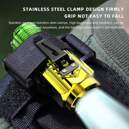 BOOIU Super Bright Flashlight 3 LED Portable Mini Burst Flash Torch Rechargeable Tail Magnet Outdoor Spotlight with Pen Clip