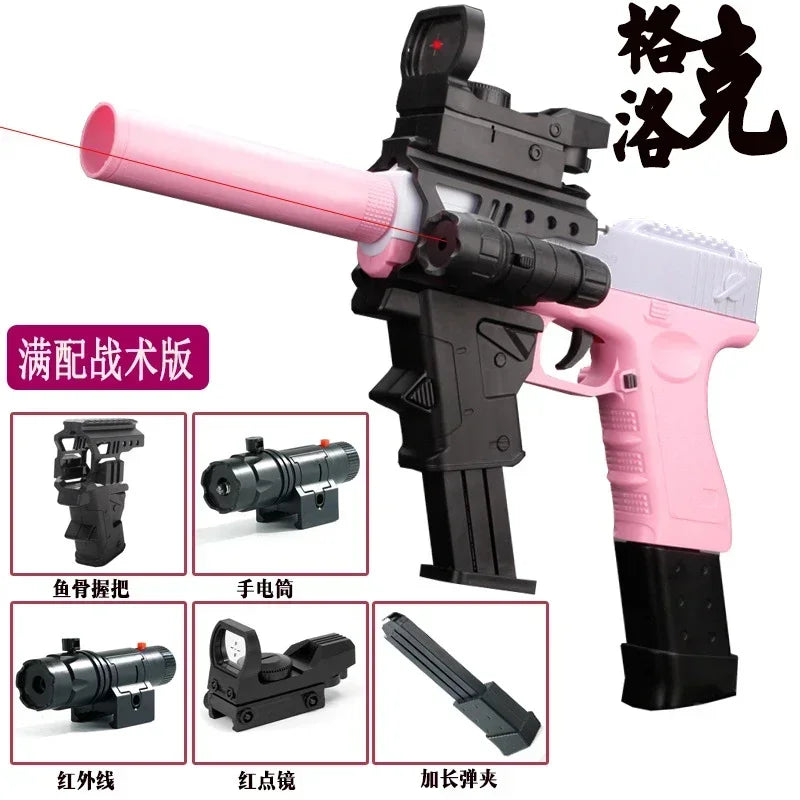 2025 gift shell soft shotgun M1911 children's toy gun bullet simulation boy's toy