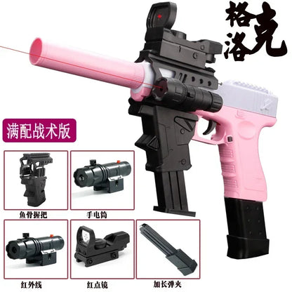 2025 gift shell soft shotgun M1911 children's toy gun bullet simulation boy's toy