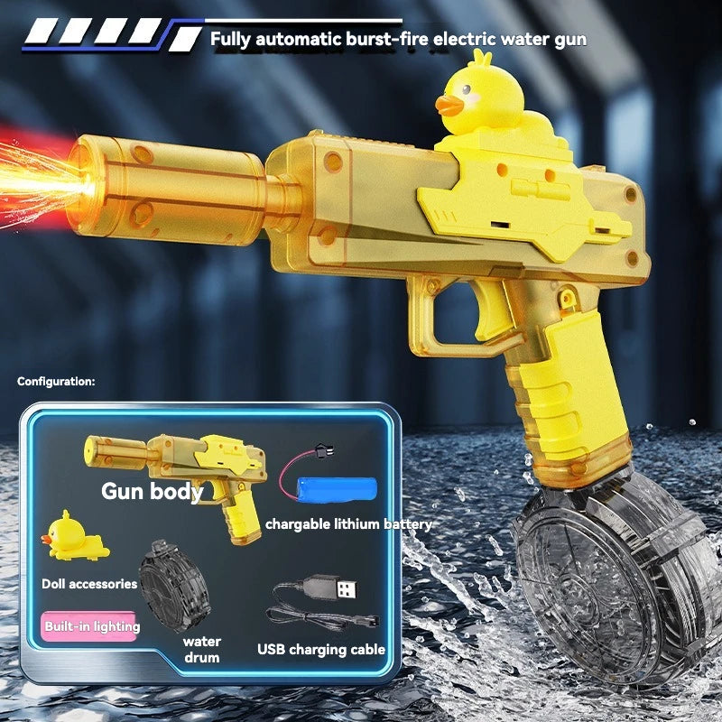 Latest Ice Mouse Electric Water Gun Pulse High Pressure Strong Range, Long Range Continuous Launch Children's Toy Water Splashin