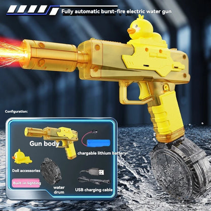 Latest Ice Mouse Electric Water Gun Pulse High Pressure Strong Range, Long Range Continuous Launch Children's Toy Water Splashin