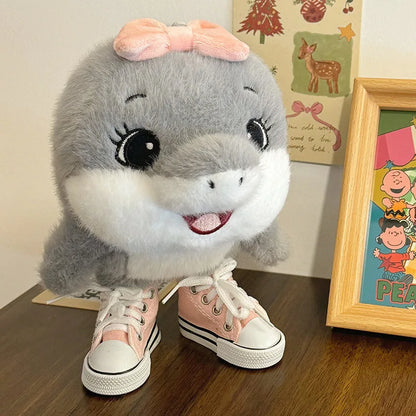 Tungtungtung Brainrot Al Tralalero Tralala Shark Plush Doll Cute Anime Plush Doll Plushie Stuffed Soft Pillow Shark Toy