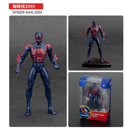 ZD Toy Spider-man BASE AGGREGATION GAMEPLAY ELECTRO GREEN GOBLIN Miles Morales Collection Infinity Saga Figure Toy