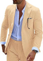 2027 New Spring And Autumn Mens Digital Printed 2 Piece Suit Set Plus Size Smart Casual Blazer Outfit For Business And Wedding