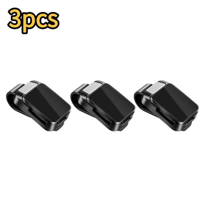 Car Glasses Clip Eye Glasses Storage Holder Compact Storage Auto Interior Accessories Creative Car Sun Visor Storage Clips