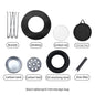 Fireplace Small Round Table Foldable Fire Pit Pot Outdoor Multifunctional Portable Camping Barbecue Table Set