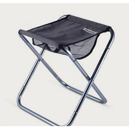 Folding Camping Stool Portable Aluminum Alloy Lightweight Foldable with Carry Bag for Fishing Outdoor Camping Hiking and BBQ