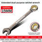 Universal Adjustable Torx Wrench 8-22mm Ratchet Spanner for Bicycle Motorcycle Car Repair Mechanical Tool