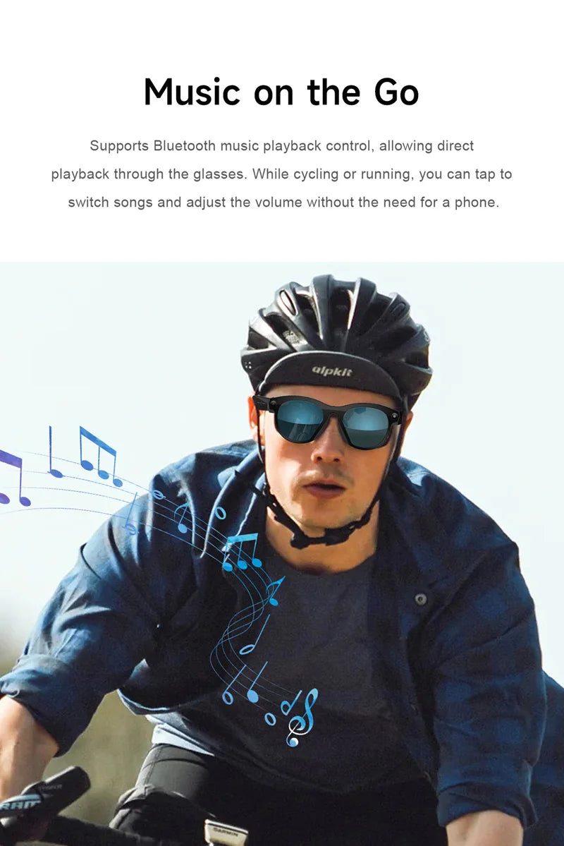 4K 800W Camera AI Glasses Color-Changing Smart Translation Glasses Photo Video Recording Waterproof Call Smart Sunglasses