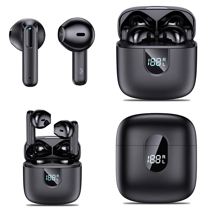 A18 AI Translator Earbuds  164 Languages BT5.4  Noise Cancellation  HD Call   Touch Control  Waterproof