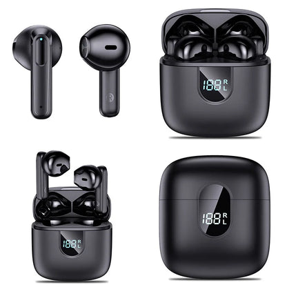 A18 AI Translator Earbuds  164 Languages BT5.4  Noise Cancellation  HD Call   Touch Control  Waterproof