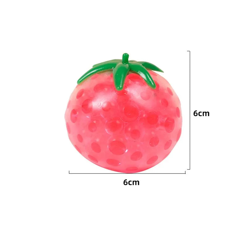 Stress Ball Soft Fidget Sensory Toy for Adults, ADHD Autism Relax, Party Favors Gifts Squishy Watermelon Squeeze Toy