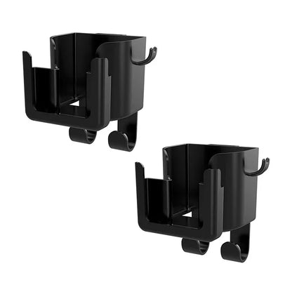 2pcs Multifunctional Car Seat Back Organizer with Cup Holder Phone Mount and Hooks - Fits Most Vehicles Holds Water Bottles