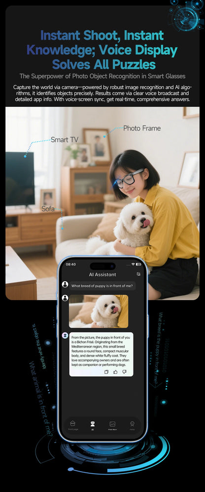 2026 New AI Smart Glasees With 800W Camera Video Recording AI Photo Recognition Bluetooth Call Translation Voice Sunglasses Man