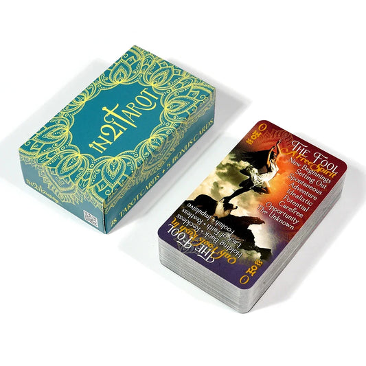 iN2IT Tarot Deck with Keywords Tarot Cards Oracle Cards For Beginners & Suitable for Practitioners Every Level Board Game Toy