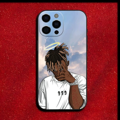 Rapper Juice WRLD 999 Phone Case For iPhone 17 16 15 11 12 14 13 Pro Max Mini XS XR 7 Plus 17E Shockproof Silicone Cover Fundas