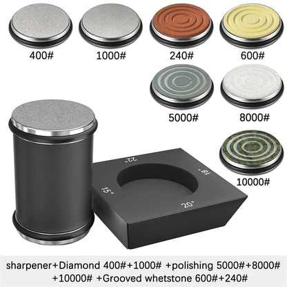 Niiruo 4 Angles Rolling Knife Sharpener Kit For Straight Edge Roller Knife Sharpening With Industry Diamonds Whetstone Knife Set