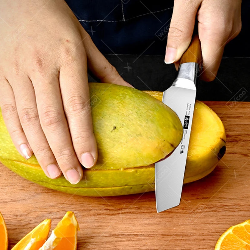 WXCOO Fruit Slicing Knife For Household Ultra Sharp Chef Knife Stainless Steel Kitchen Accessories 4.7 Inch Kitchen Knife