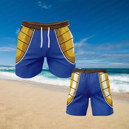 2026 Adult Boys Loose Short Hot Summer Mens Male Beach Pants Top Short Gift Sweatpants Goku Dragon Ball Z Gym Casual Shorts Hot