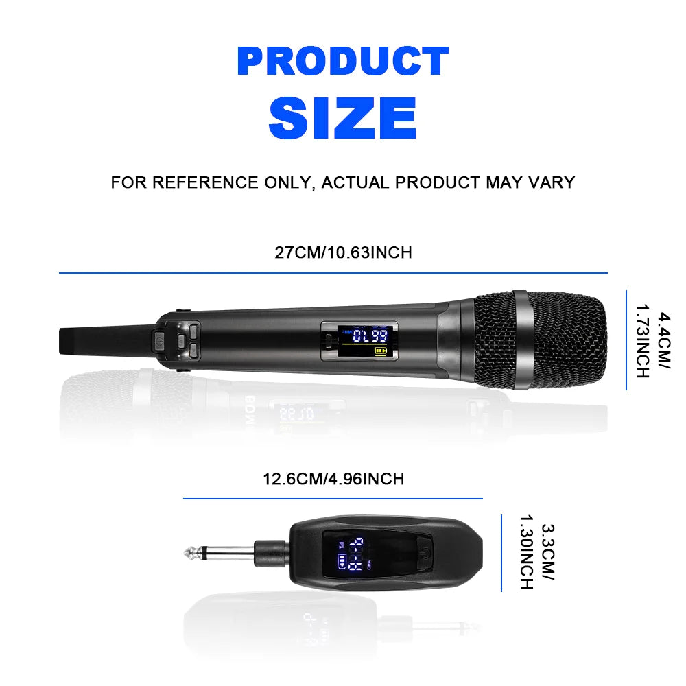 SKM9000 Professional 2 Channel Wireless Super 2.4G Karaoke Handheld Microphone for Teaching Wedding Party Show Meeting Speech