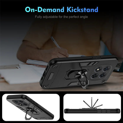 Shockproof Armor Funda For Xiaomi Redmi Note 14 Pro 5G 4G Case Magnetic Holder Ring Case For Redmy Note14 Note14pro Plus 5G Capa