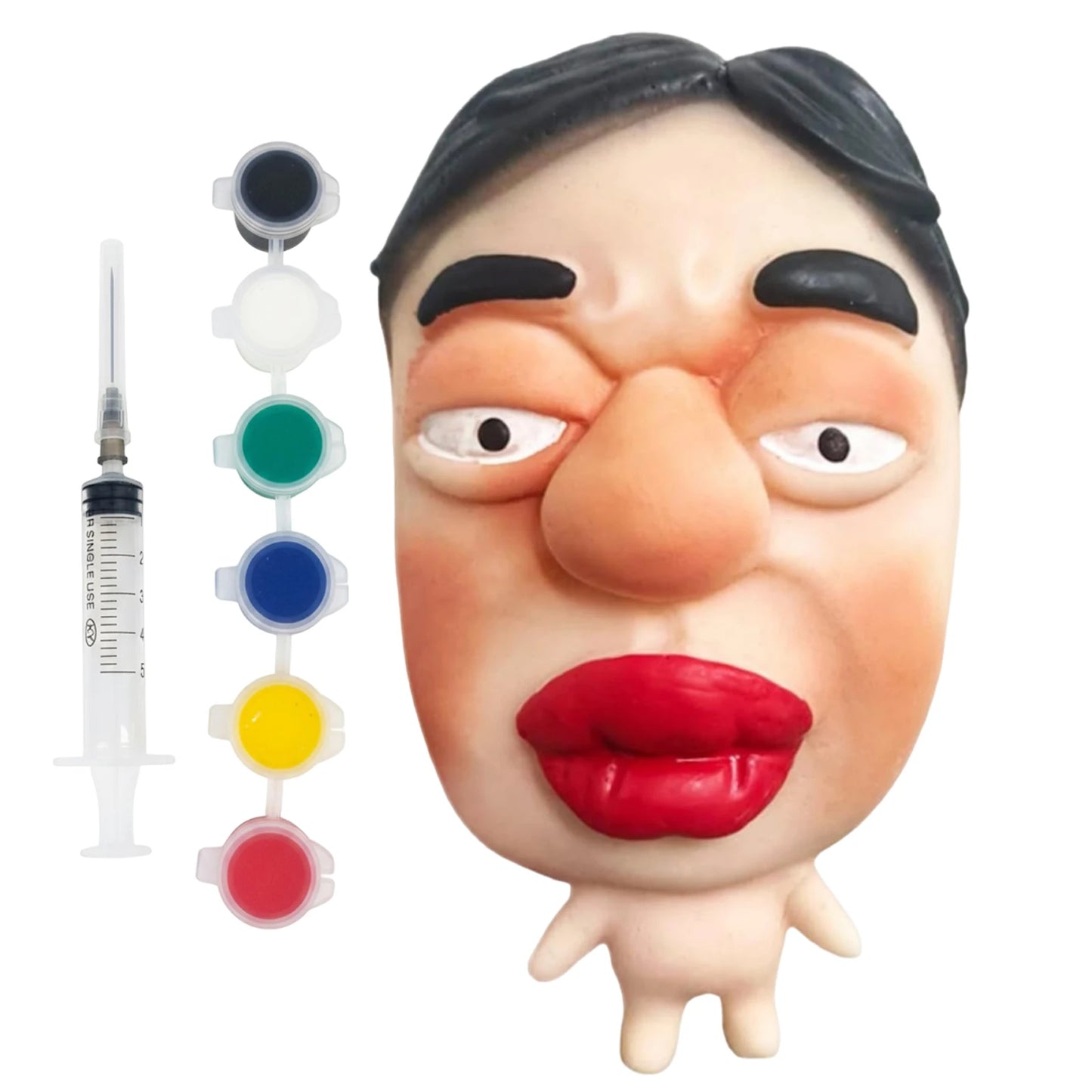 Refillable Pimple Silicone Squeeze Toy with Pigment Fun Interactive Prank Acne Squeezes Toys for Adults Birthday Novelty Gift