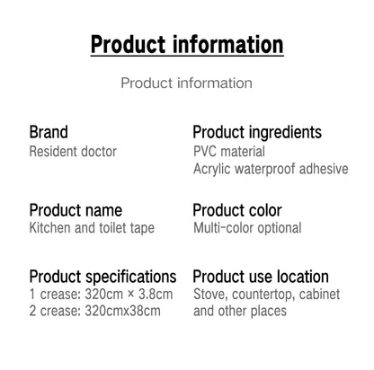 Sealing Tape For Bathroom Kitchen Accessories Shower Bathtub Caulk Strip Self Adhesive Waterproof Wall Sticker Sink Edge Tape