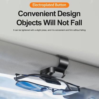 Car Glasses Clip Eye Glasses Storage Holder Compact Storage Auto Interior Accessories Creative Car Sun Visor Storage Clips
