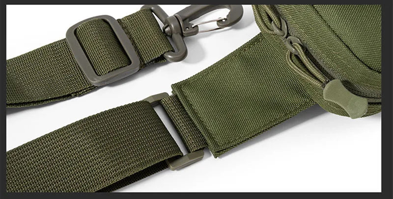 Outdoor Water Bottle Waist Bag Phone Crossbody Storage Pouch Camping Cycling Chest Bag Multifunctional Tactical Chest Bag Men's
