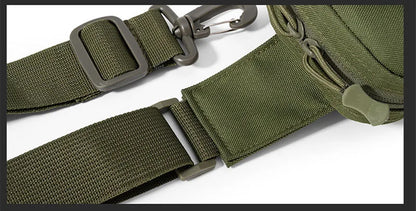 Outdoor Water Bottle Waist Bag Phone Crossbody Storage Pouch Camping Cycling Chest Bag Multifunctional Tactical Chest Bag Men's