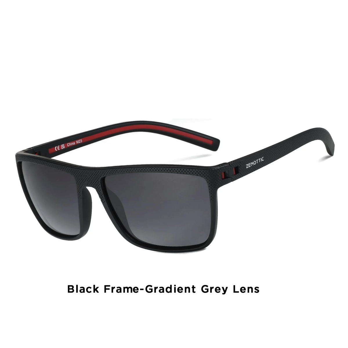 ZENOTTIC Retro Polarized Sunglasses for Men Lightweight TR90 Frame UV400 Protection Square Sun Glasses Night Vision Goggles