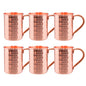 400ml Vintage Pure Copper Cup, Thickened Hammer Texture 100% Copper Breakfast Milk Coffee Mug, Handcrafted Tea Tumbler Drinkware
