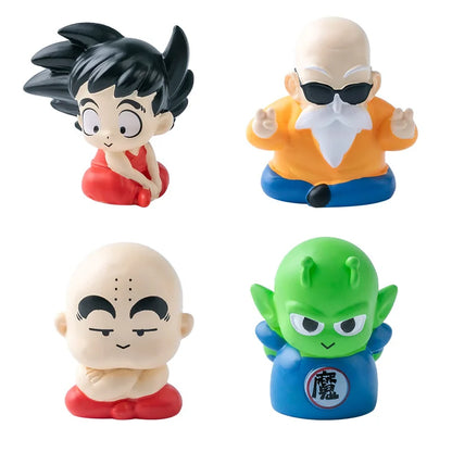 Dragon Ball Anime Figure Son Goku Master Roshi Piccolo Krillin Q Version Figure Model Toy Pvc Car Decoration Collection Gifts