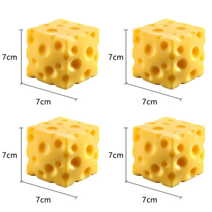 Simulate Cheese Squeeze Toy Slow Rebound Pinching Office Decompression Slow Rebound Cheese Pinching Ornament Relax Decompress