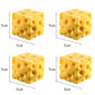 Simulate Cheese Squeeze Toy Slow Rebound Pinching Office Decompression Slow Rebound Cheese Pinching Ornament Relax Decompress