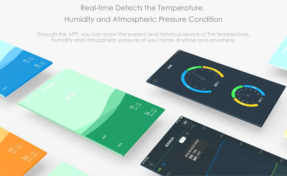 Aqara Temperature Humidity Sensor Zigbee Smart Air Pressure Environment Smart Control Smart Home For Xiaomi Mi Home Homekit App