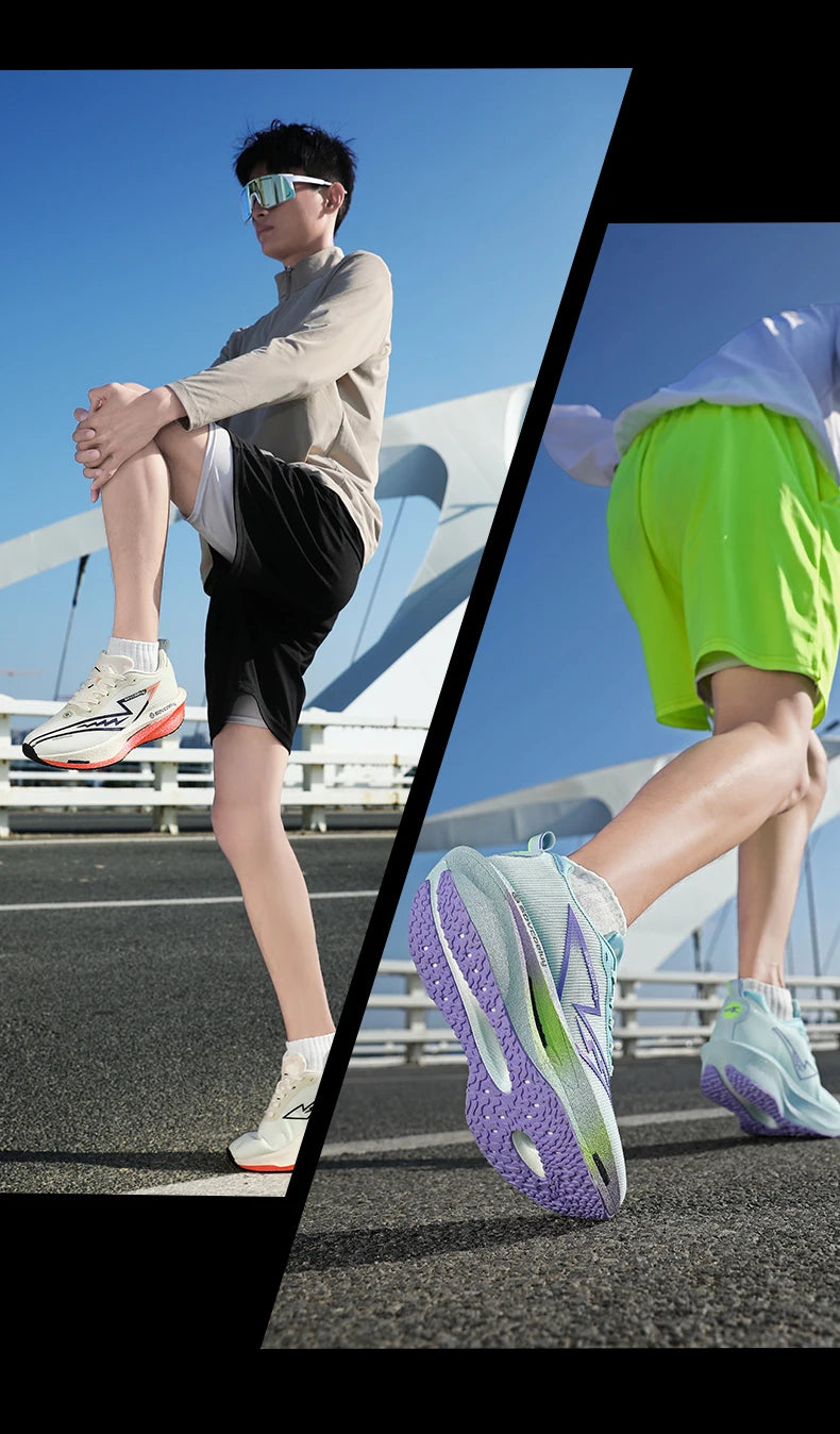 Marathon Men Sports Running Shoes Carbon Board Air Cushion Breathable Lightweight Woman Comfortable Athletic Basketball Sneakers