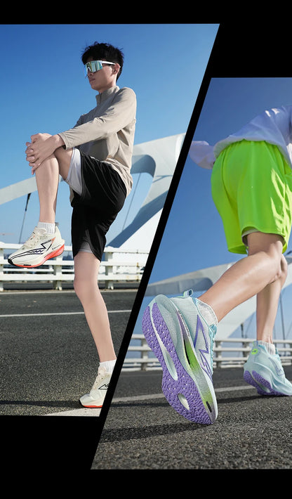 Marathon Men Sports Running Shoes Carbon Board Air Cushion Breathable Lightweight Woman Comfortable Athletic Basketball Sneakers