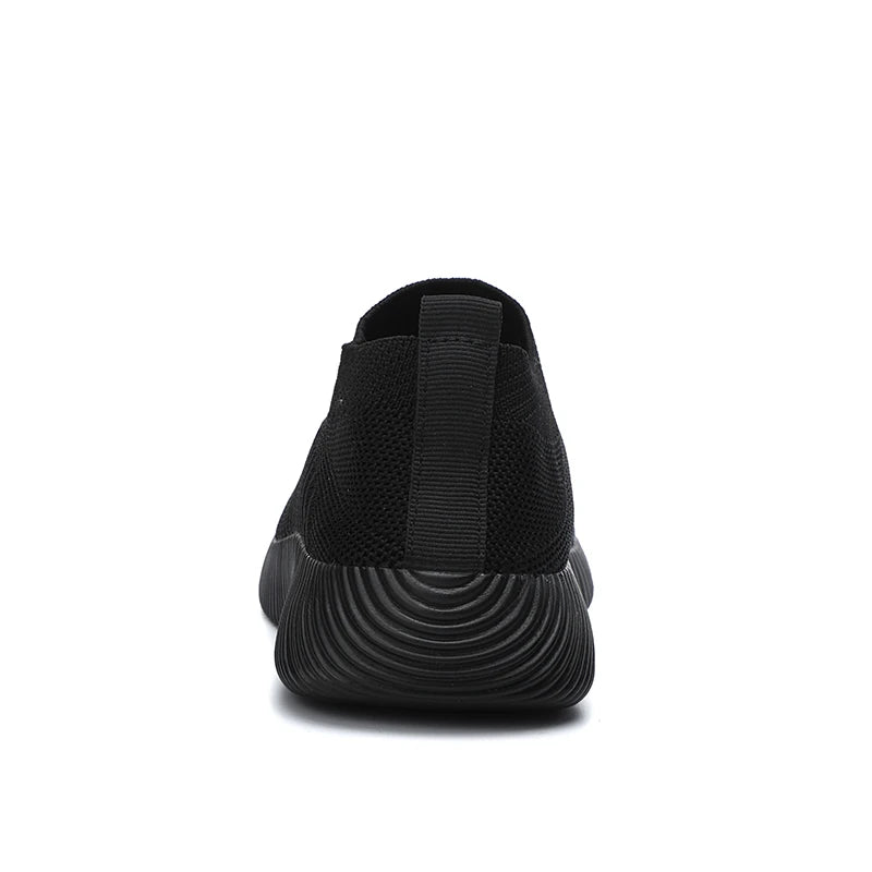 Women's Shoes Lightweight Breathable Mesh Slip-On Sneakers Black White Sport Running for Casual Party Fashion Ladies Shoes