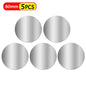 1-5PCS 8CM Magnetic Metal Plate Disk for Mobile Phone Tablet Universal Self Adhesive Iron Disk Patch Sticker for Magnetic Holder