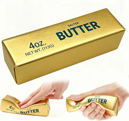 New Soft Slow Rebound Butter Stick Realistic Silicone Squeeze Stress Relief Gadget Desk Office Accessory Funny Anti-Anxiety Gift